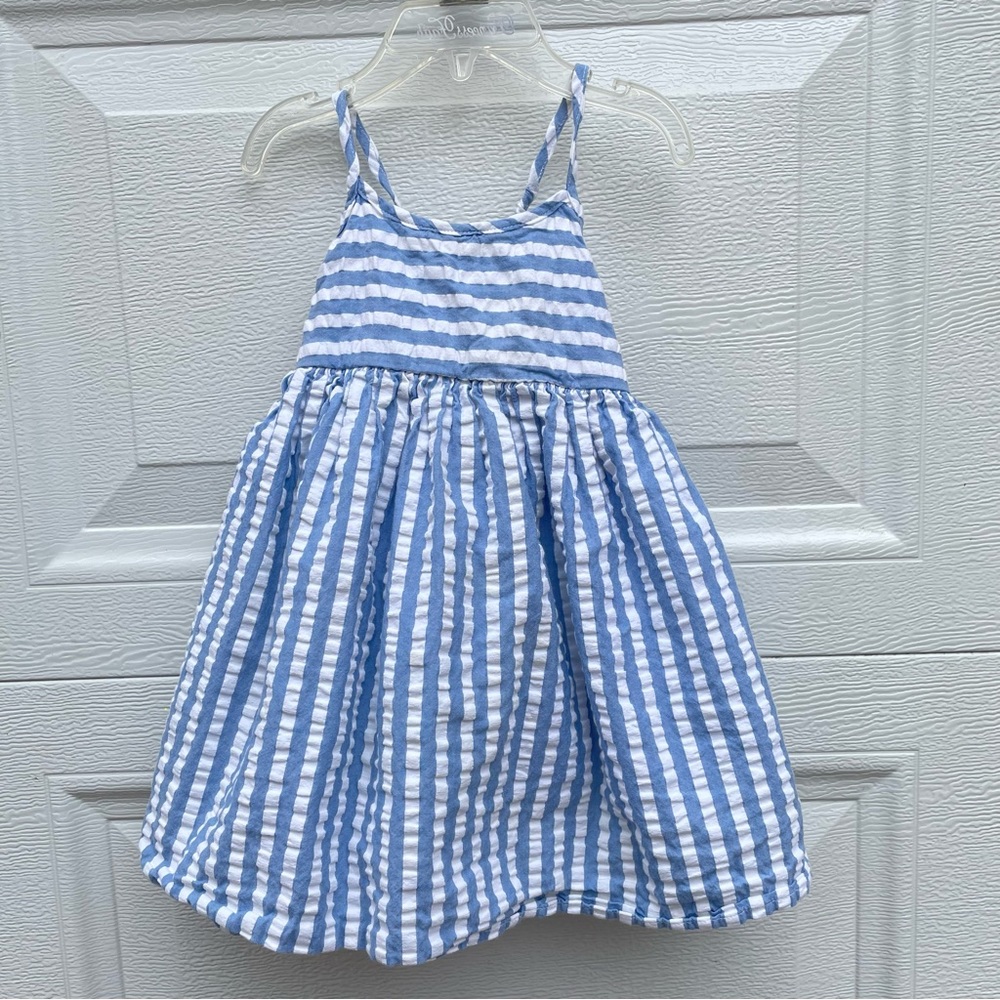 Old Navy 18-24 dress blue and white stripe